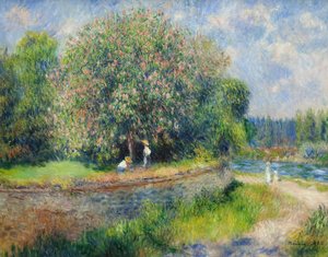Le marronnier en fleurs - Pierre Auguste Renoir